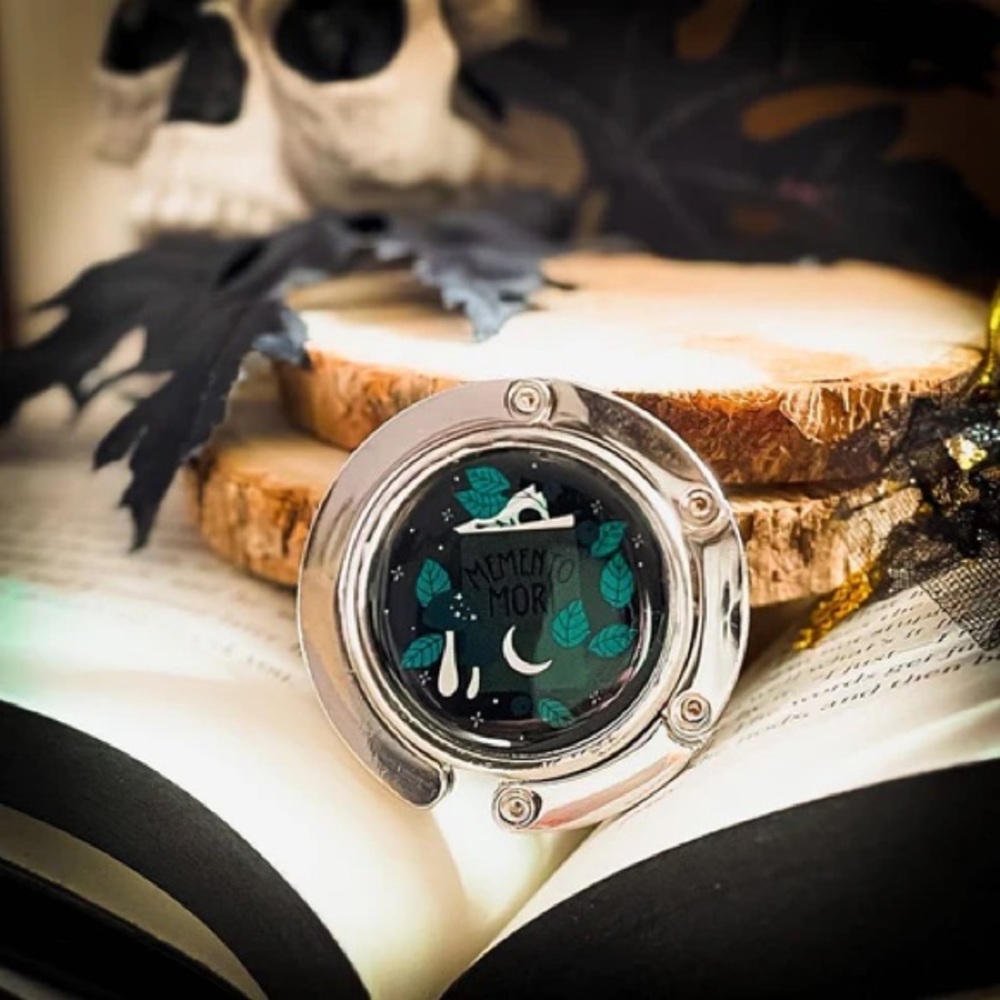 Owlcrate memento mori bag holder